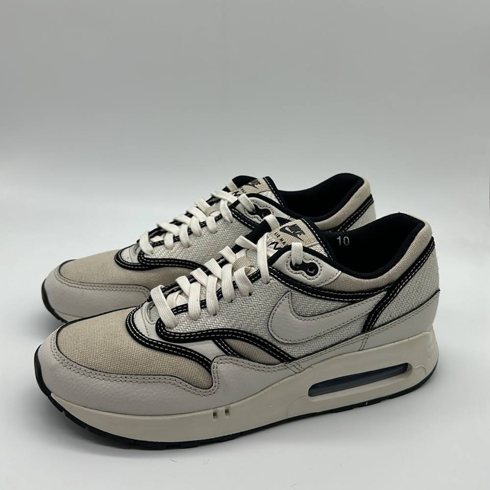 New Men’s Nike Air Max 1 '86 'World Make' White Black FN7652-030 NWOB - Picture 4 of 5